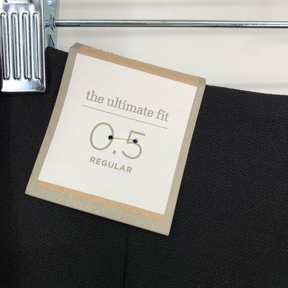 Chicos The Ultimate Fit Metropolitan Side Zip Pant Womens Sz 0.5 US 6 Black NEW - Picture 3 of 9